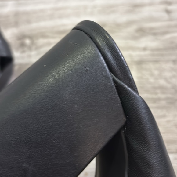 Open Edit Kaia Black Platform Slip On Heel Sz 7.5 - Picture 7 of 8